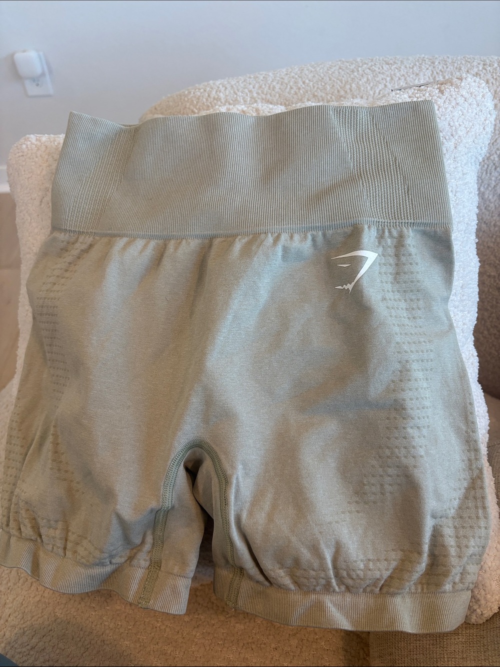 Gymshark Olive Green Seamless High-Rise Bike Shorts